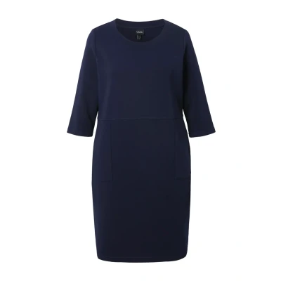 Abbildung von Ulla Popken Punto DI ROMA Freizeitkleid, Damen, Größe: 62/64, Marine