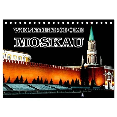 Abbildung von Weltmetropole Moskau (Tischkalender 2025 DIN A5 quer), CALVENDO Monatskalender