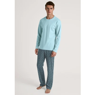 Abbildung von CALIDA Relax Streamline Pyjama, lang Herren, aus 100% Baumwolle