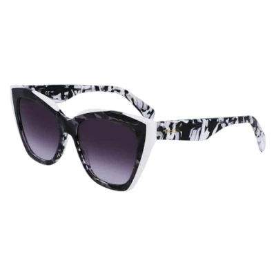 Abbildung von LIU JO Sonnenbrille, Damen, Größe: 53, Black/white