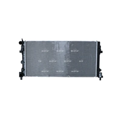 Abbildung von NRF EASY FIT 53024 Kühler, Motorkühlung Aluminium 650 308 26 mit Anbauteilen Kühlrippen gelötet SKODA: Roomster, Fabia 2 Schrägheck, Combi