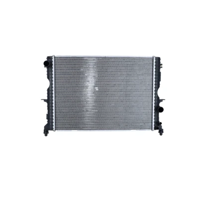 Abbildung von NRF 509729 Kühler, Motorkühlung Aluminium 592 455 43 mit Anbauteilen Kühlrippen gelötet LAND ROVER: Discovery 2