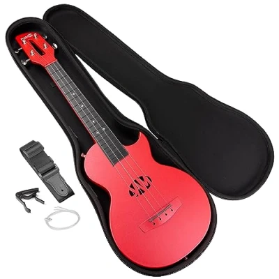 Abbildung von RockJam Carbon Fibre Ukulele with Case