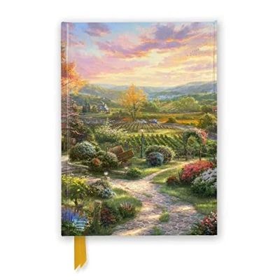 Abbildung von Premium Notizbuch DIN A5: Thomas Kinkade, In den Weinbergen: Unser hochwertiges, liniertes Blankbook mit festem, künstlerisch geprägtem Einband und ... A 5 Magnetverschluss)