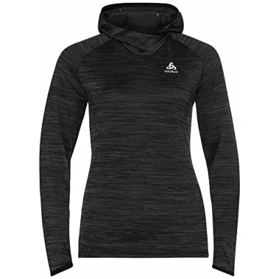 Abbildung von ODLO Hoody Midlayer Millennium Element Langarmshirt, Damen, Größe: Small, Black