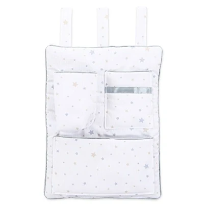 Abbildung von babybay Utensilo für alle Modelle, weiß Sternemix sand/azurblau