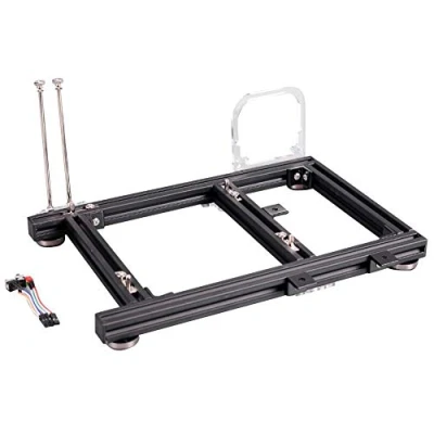 Abbildung von DIY Open Frame Gehäuse, Wärmeableitung Aluminiumlegierung Computer PC Gehäuse für ITX, ATX Unterstützung, gewöhnliches großes Netzteil, aus hochwertigem 20x20 Aluminiumlegierungsmat
