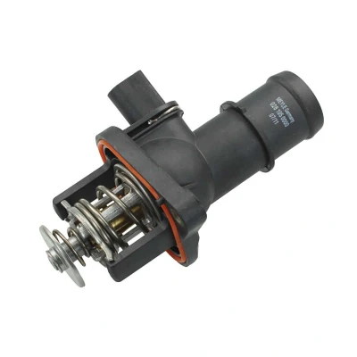 Abbildung von MEYLE 028 105 0000 Kühlwasserthermostat ORIGINAL Quality mit Dichtung Kunststoffgehäuse VOLKSWAGEN: Golf 4 Schrägheck, Variant