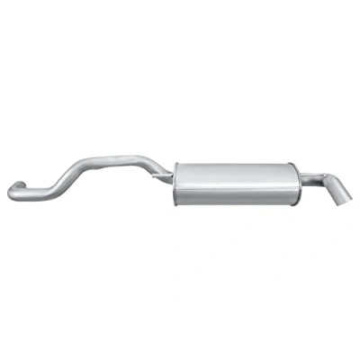 Abbildung von HELLA 8LD 366 036 501 Endschalldämpfer hinten mit Anbauteilen VOLKSWAGEN: Polo III Schrägheck