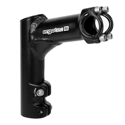 Abbildung von ergotec Ahead Vorbauten Comfi 25.4 / Aluminium AL6061 T6, 15, schwarz sand, 100mm, 34501001