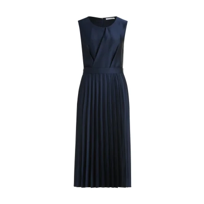 Abbildung von Betty &amp; Co MIT Plissee Freizeitkleid, Damen, Größe: 36, Dunkelblau