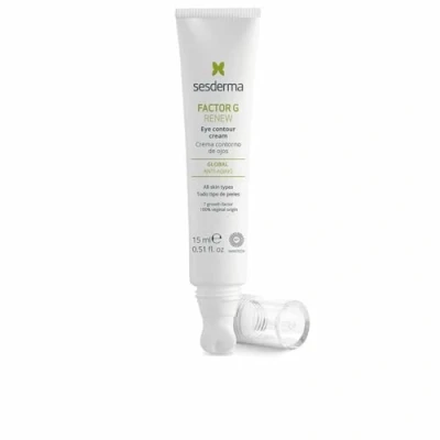 Abbildung von Sesderma Factor G Renew Augencreme 15 ml Anti Aging mit 7 pflanzlichen Wachstumsfaktoren, Peptiden, Apfel Stammzellen, Vitamin K, Retinaldehyd, Nanotechnologie