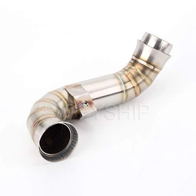 Abbildung von for KTM Duke 790 2018 2019 2020, Adventure/R/R Rally 2020 Escape Slip On Motorrad Auspuff Middle Link Pipe Abgaskrümmer