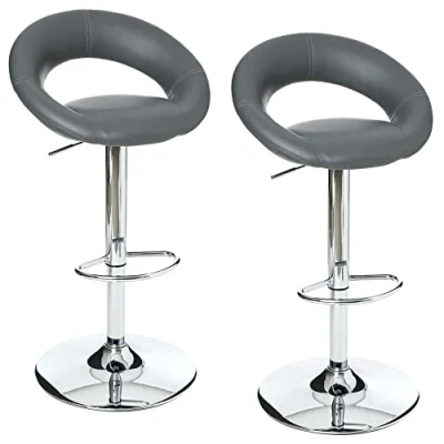 Abbildung von 2er Set Barhocker Sasha Farbe Schwarz