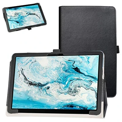 Abbildung von Bige Schutzhülle für Lenovo Chromebook Duet 10.1, PU Leder, 25,7 cm (10,1 Zoll) Tablet, Zoll), Schwarz