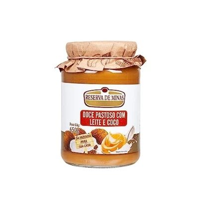 Abbildung von Doce de Leite com Coco Karamellcreme mit Kokos aus Brasilien