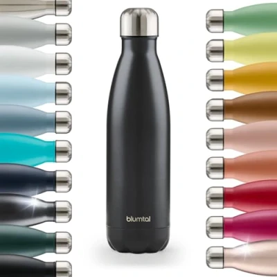 Abbildung von Blumtal Isolierflasche Thermoflasche Charles auslaufsiche Isolierflasche, BPA frei, stundenlange Isolation von Warm und Kaltgetränken