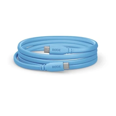 Abbildung von RØDE SC17 USB C auf Flachkabel (1,5 m, Blau)