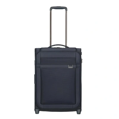 Abbildung von Samsonite Airea Upright 55/20 Exp Toppocket 55 Dark Blue Koffer mit 2 Rollen Weichgepäck