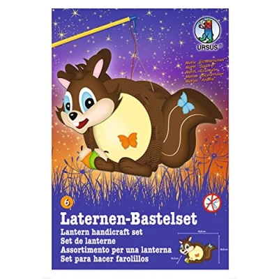 Abbildung von URSUS Ludwig Bähr Umzugslaterne Laternen Bastelset Easy Line 6 &quot;Eichhörnchen&quot;