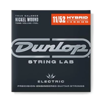 Abbildung von Dunlop den1152 Satz E Gitarrensaiten aus vernickeltem Stahl 11 52