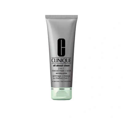 Abbildung von Clinique ALL About Clean Charcoal MASK + Scrub ANTI Pollution Gesichtsmaske, Größe: 100 ml,