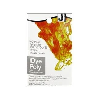 Abbildung von Jacquard Textilfarbe iDye Poly, Färbemittel für synthetische Gewebe, 14g Päckchen inkl. Farbverstärker