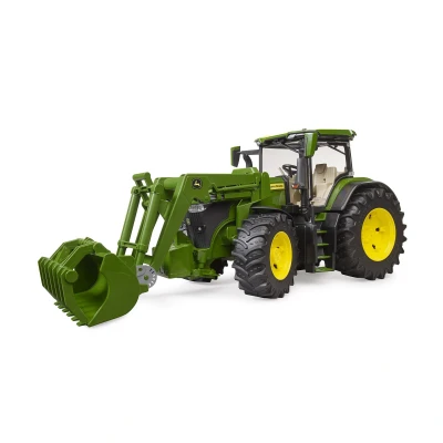 Abbildung von Bruder Traktor John Deere 7R 350 mit Frontlader 1:16