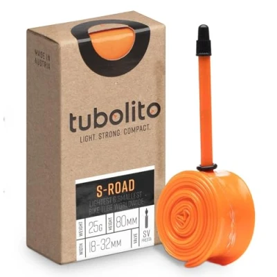 Abbildung von S Tubo Schlauch Straße 700c 80 mm Ventil Orange