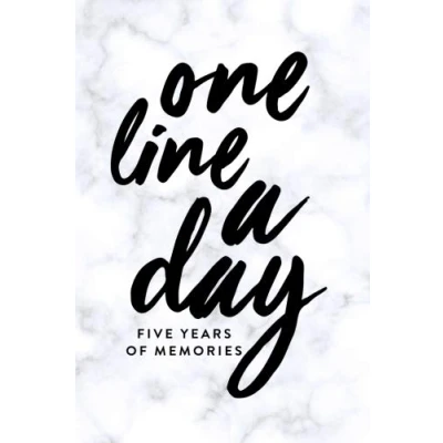 Abbildung von One Line A Day: Five Years of Memories, Marble, 6x9 Diary, Dated and Lined Book