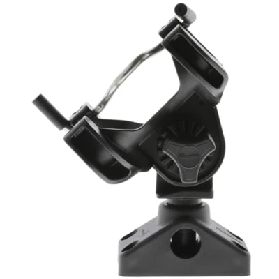 Abbildung von Scotty R 5 Universal Rutenhalter Schwarz mit 0241 Side Deck Mount Bootsrutehalter