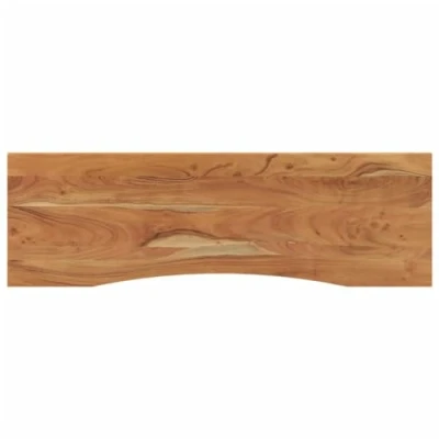 Abbildung von vidaXL Schreibtischplatte, Tischplatte Arbeitsplatte Rechteckig, Platte für Schreibtisch Esstisch, Holzplatte Bürotischplatte, 140x50x2,5cm Massivholz Akazie