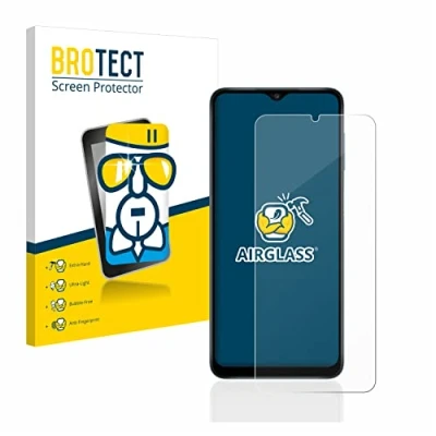 Abbildung von BROTECT Schutzglas für Samsung Galaxy A12 Schutzfolie Panzer Folie Glas [Extrem Kratzfest 9H, Anti Fingerprint, Ultra Transparent]