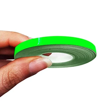Abbildung von 4R Quattroerre.it 10477 Trim Stripes Klebestreifen für Autos, Fluoreszierend Grün, 5 mm x 10 mt