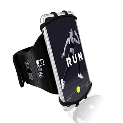 Abbildung von Sportarmband kompatibel Samsung S24/S23/S22/S21/S20/A/J/Plus. Handy Joggen Armband