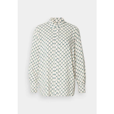 Abbildung von Scotch &amp; Soda Printed Relaxed FIT Shirt Hemdbluse, Damen, Größe: 38, Beige green