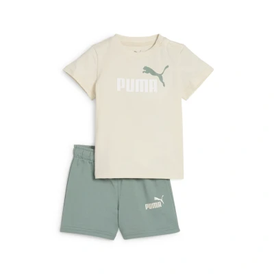 Abbildung von PUMA Unisex Baby MINICATS ESS Tee and Shorts Set INF Gestrickte Anzüge, Alpine Snow,