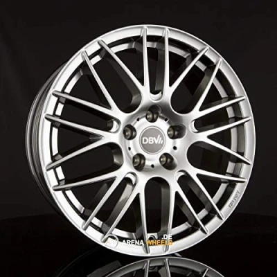 Abbildung von DBV 5 loch 16Zoll 114.3mm Alufelge 5KS 003 Brillantsilber lackiert DC6HO48HBX Felge
