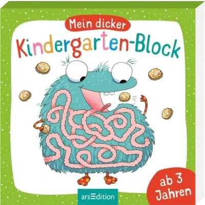 Abbildung von Mein dicker Kindergarten Block: ab 3 Jahren Rätsel und Übungen für Kinder