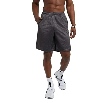 Abbildung von Champion Herren shorts Lange Netz mit Taschen, Granit Heather 407q88, 3XL