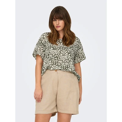 Abbildung von ONLY CARMAKOMA Shirtbluse CARVICA SS TOP WVN NOOS
