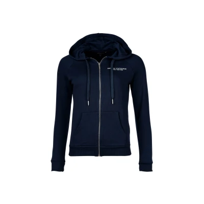 Abbildung von Armani Exchange Felpa Sweatjacke, Damen, Größe: XS, Navy