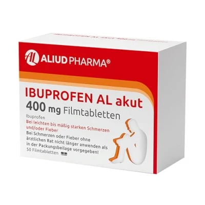 Abbildung von Ibuprofen AL akut 400 mg Filmtabletten 50 St