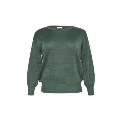 Abbildung von Kaffe Curve Regitta Strickpullover, Damen, Größe: 50/52, Garden topiary