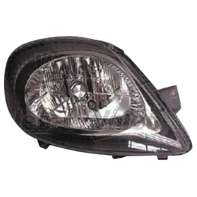 Abbildung von VALEO ORIGINAL PART 088128 Scheinwerfer rechts H4 Halogen mit Abblendlicht, Fernlicht für Rechtsverkehr Stellmotor LWR