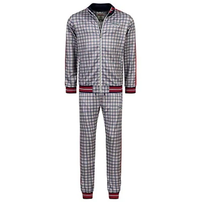 Abbildung von Lonsdale Men&#039;s BURMARSH Trainingsanzug, Blue/White/Red, 4XL