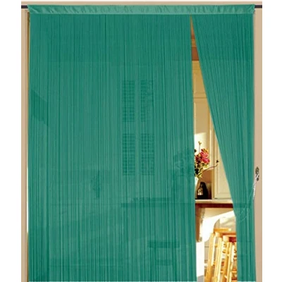 Abbildung von Kaikoon Fadenvorhang Vorhang Fadenstore Fadengardine Messe 90 cm x 240 türkis Neu