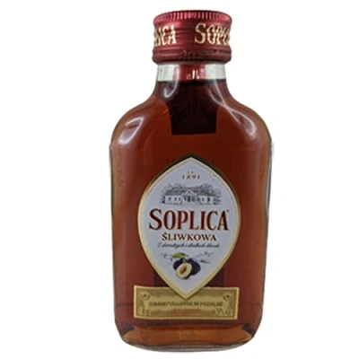 Abbildung von Soplica Sliwkowa Polnischer Likör 28% Vol. 12er Set (12 x 100ml) Pflaumenlikör