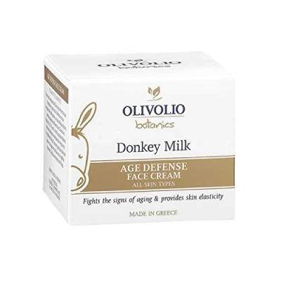 Abbildung von Olivolio botanics 92% natürliche Anti Aging/Antifalten Gesichtscreme mit Eselsmilch/Olivenöl ohne Mineralöl und Parabene !