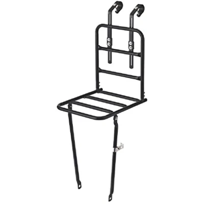Abbildung von Vordergepäckträger Basil Front Carrier L 40 X 28 96 Cm Mattschwarz